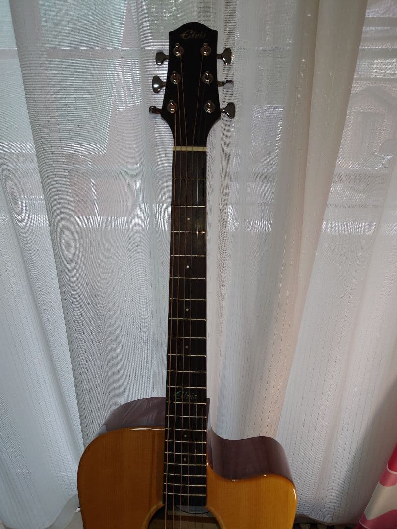 【美品・トップ単板】 　ELVIS Elite-2 　アコースティックギター