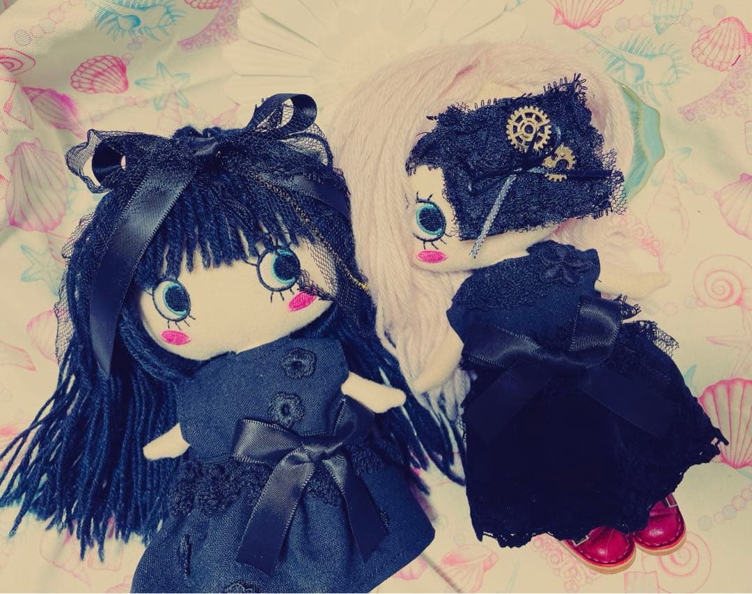 ハッピードール♥️ブラックコーデ アウトフィット