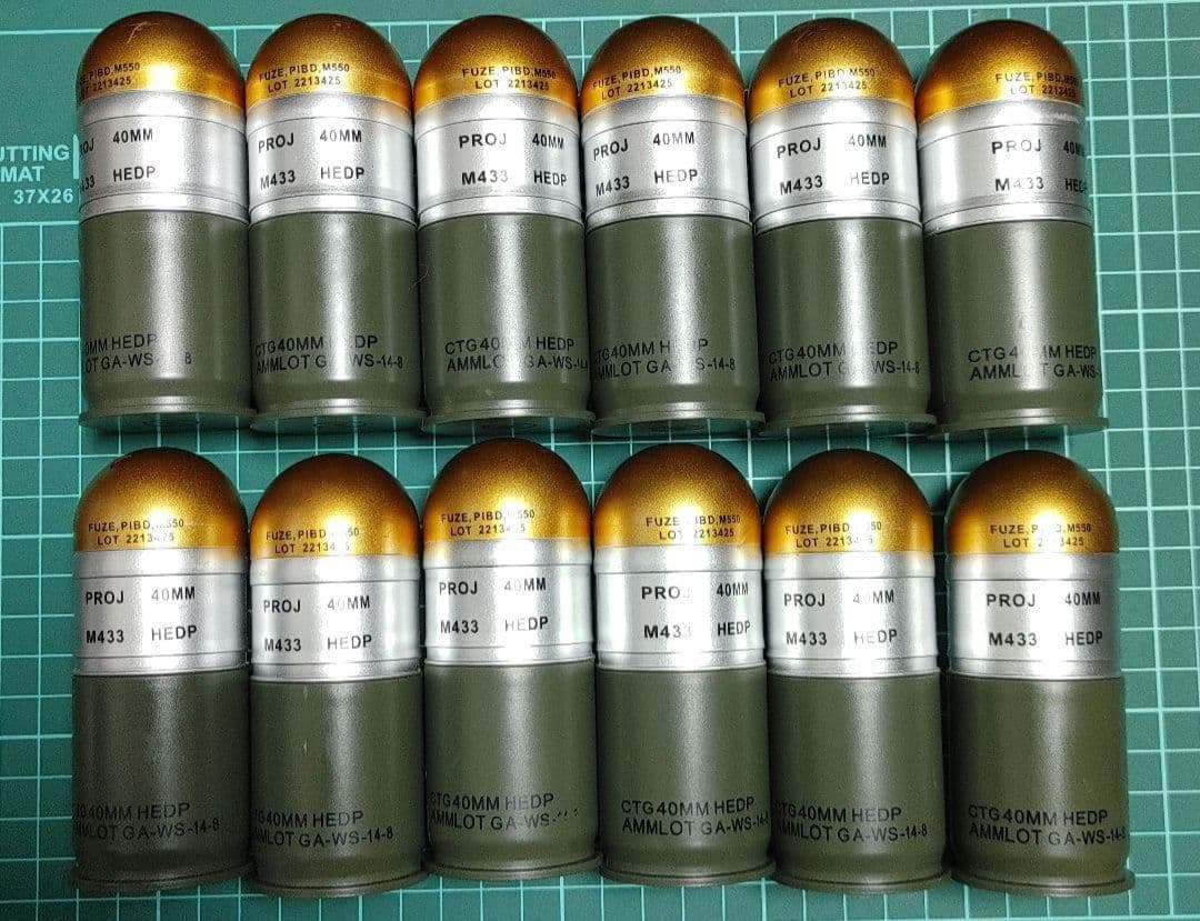 40mmグレネード用バンダリア　M433 HEDP　小物入れ