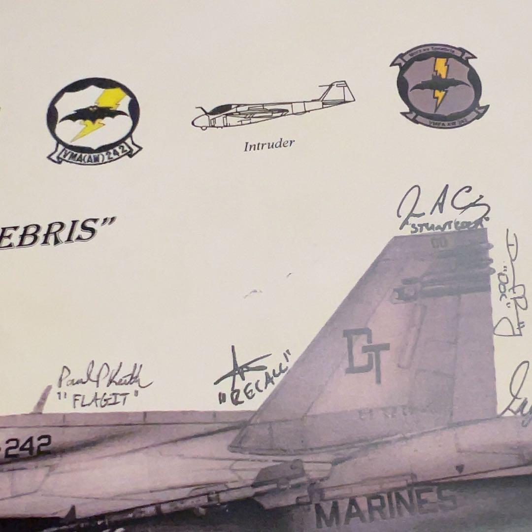【週末限定価格】F/A-18D Hornet ポスター サイン付き