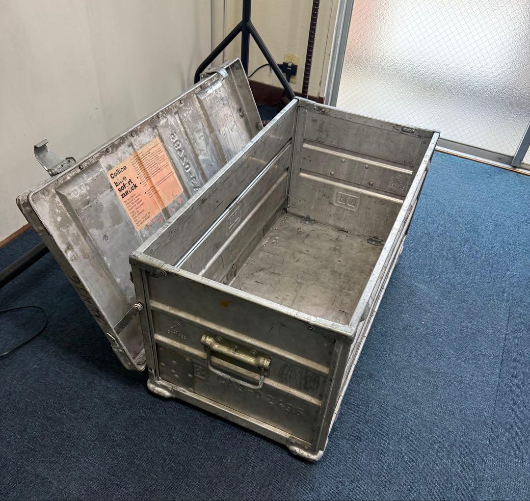 超希少 ZARGES DB ドイツ鉄道 アルミコンテナ ツァーゲス