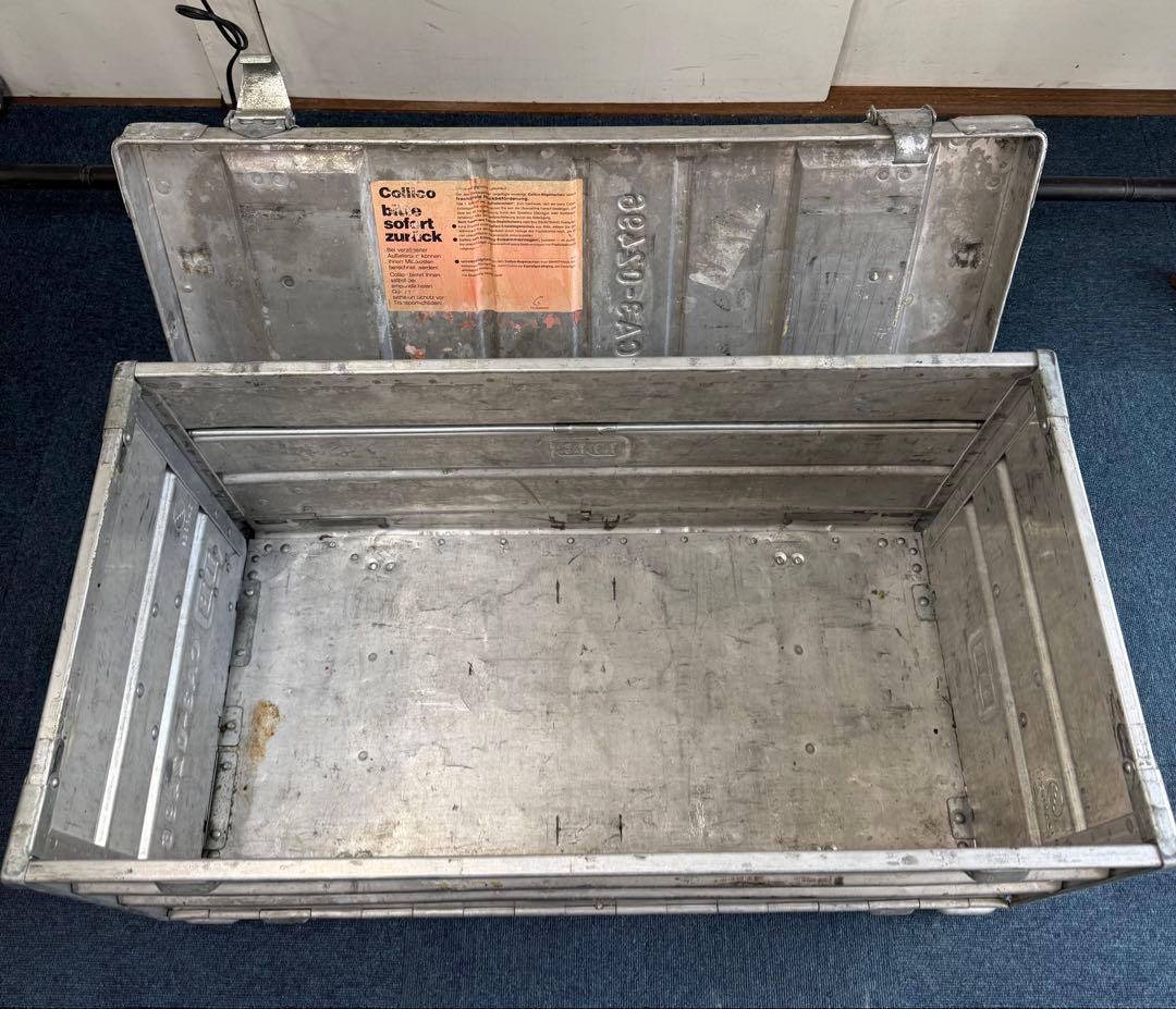 超希少 ZARGES DB ドイツ鉄道 アルミコンテナ ツァーゲス