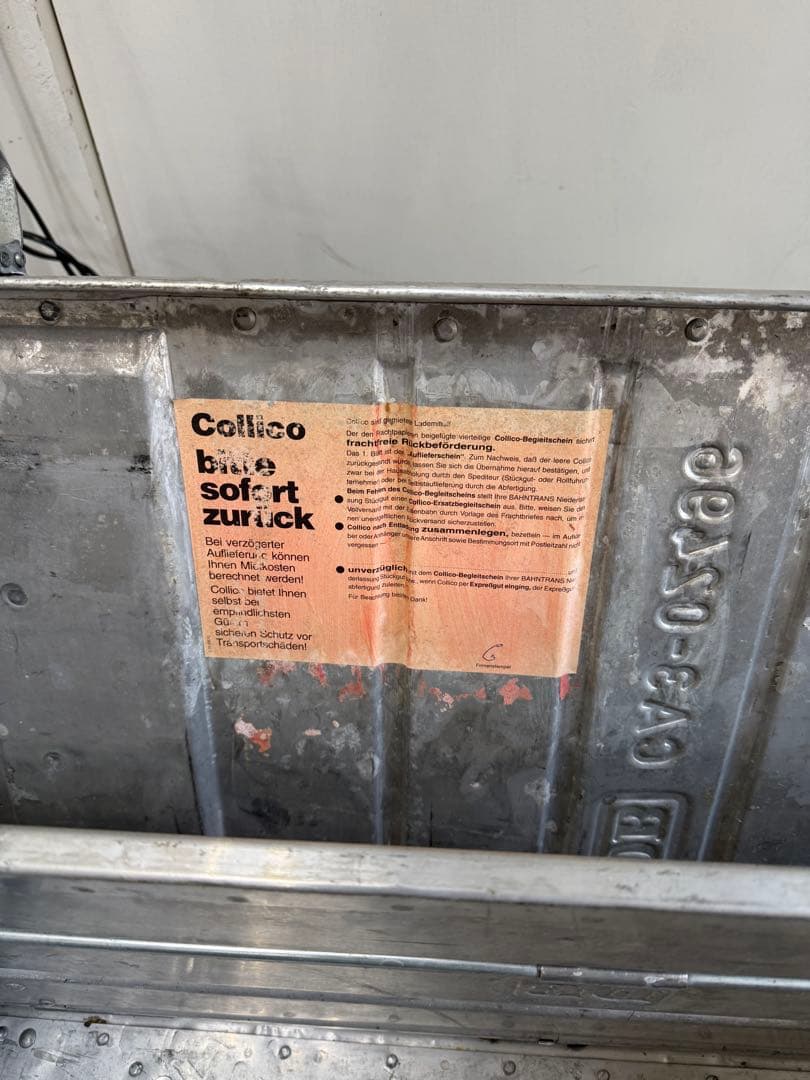 超希少 ZARGES DB ドイツ鉄道 アルミコンテナ ツァーゲス