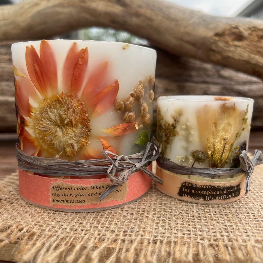 ㉜pumpkinボタニカルキャンドルホルダーset Ⅰ