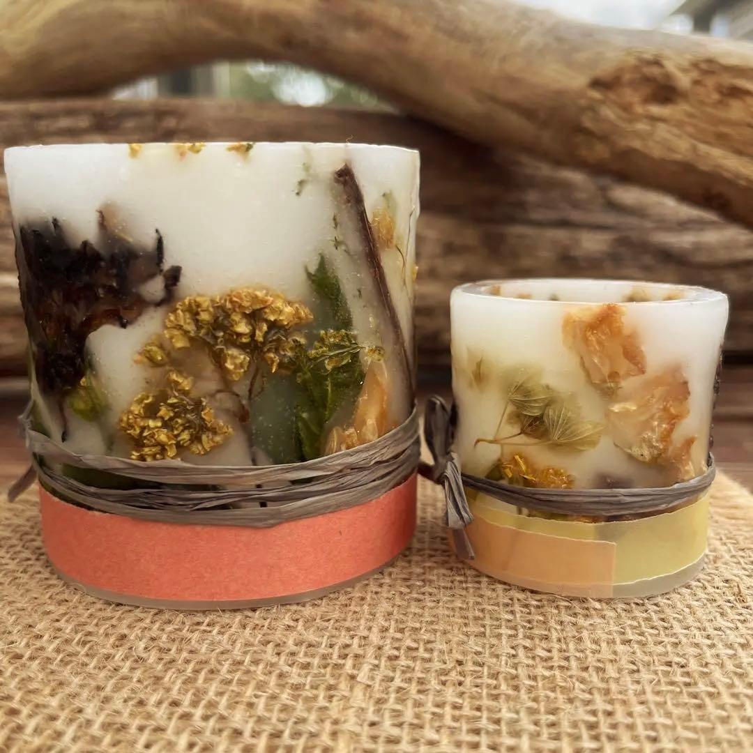 ㉜pumpkinボタニカルキャンドルホルダーset Ⅰ