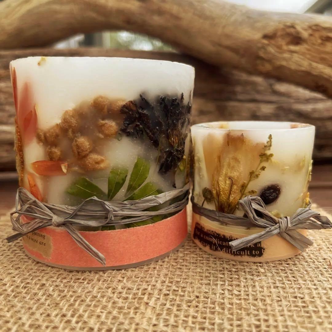 ㉜pumpkinボタニカルキャンドルホルダーset Ⅰ