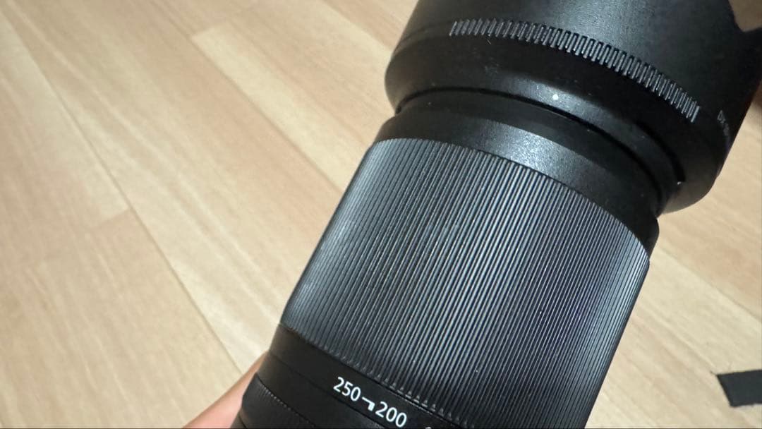 NIKKOR Z DX 250mm レンズフード付き