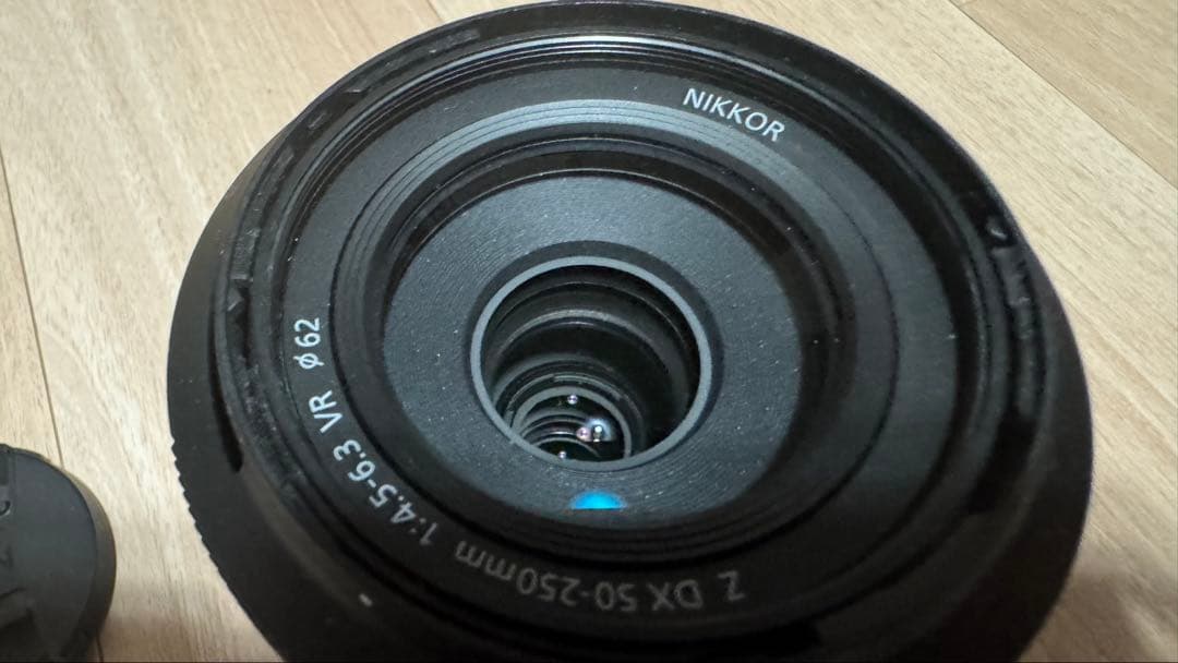 NIKKOR Z DX 250mm レンズフード付き