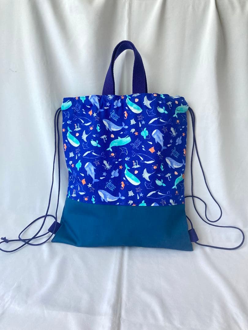 本日出荷！海洋生物プリントの入園入学セット