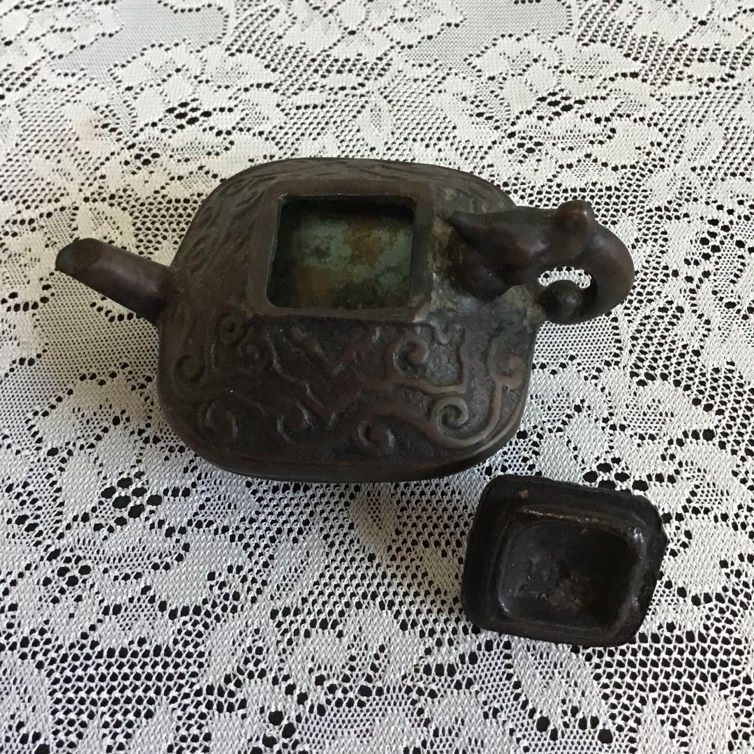 水滴　書道　水差し　古銅　煎茶道具　文房飾り