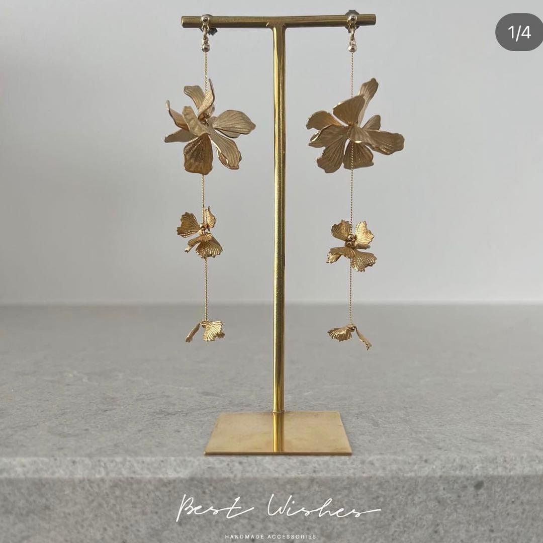 BestWishes ブライダルアクセサリー　Emma イヤリング