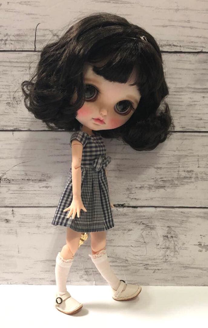 ミニチュア靴 ストラップシューズ オフホワイト ブライス icドール リカちゃん