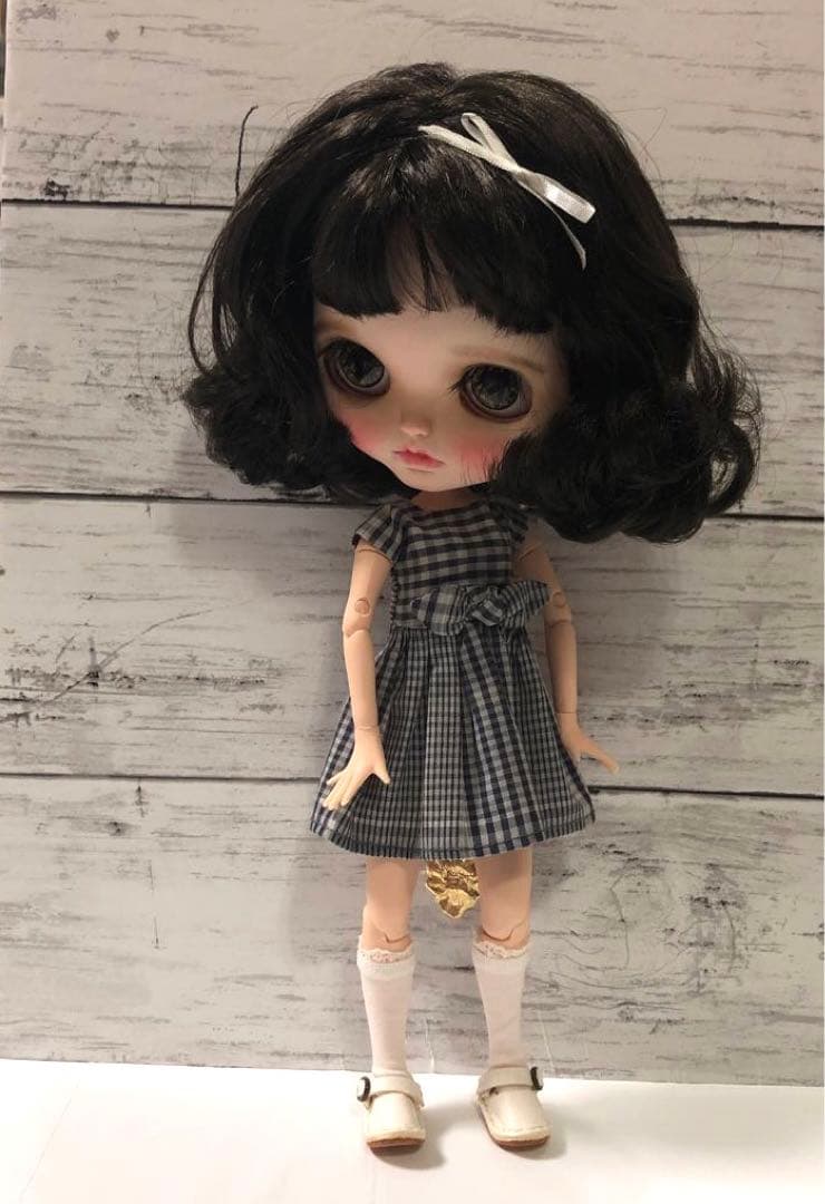 ミニチュア靴 ストラップシューズ オフホワイト ブライス icドール リカちゃん