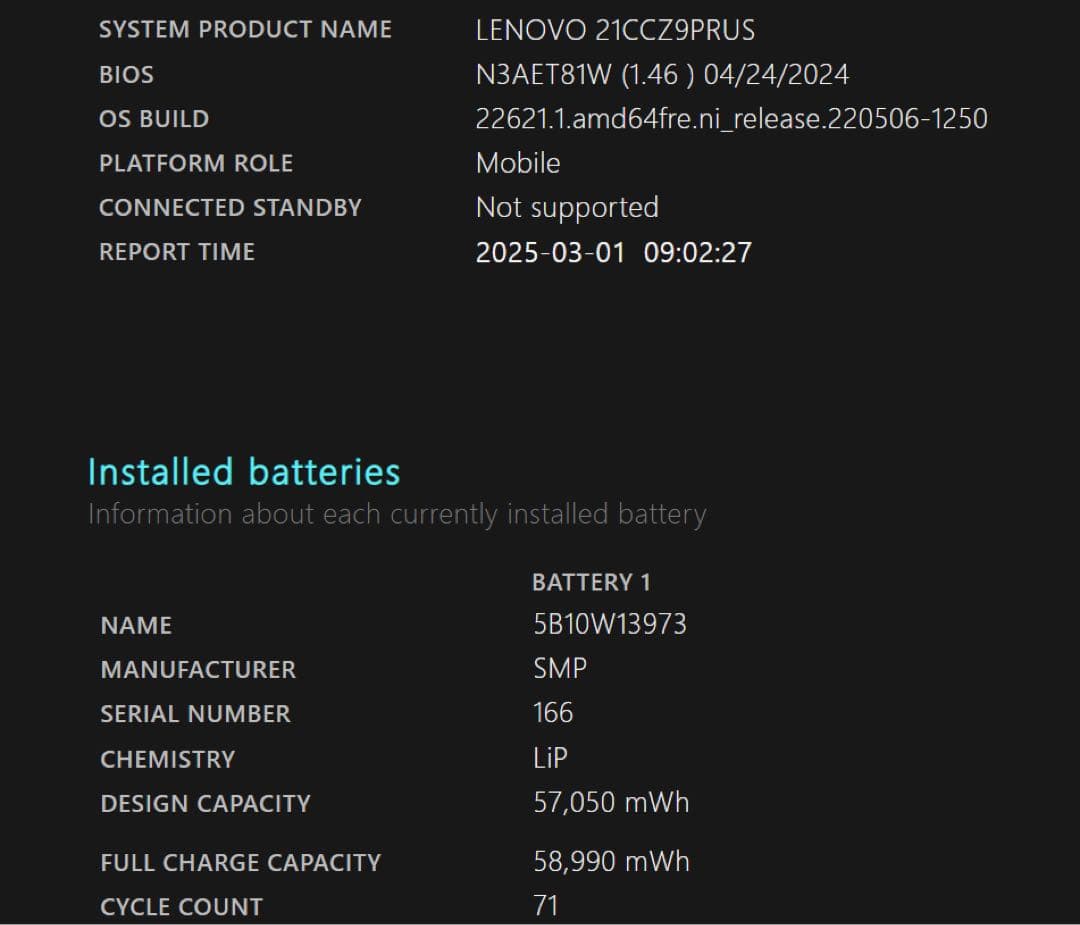 ThinkPad X1 Carbon Gen10 バッテリー100% 訳あり
