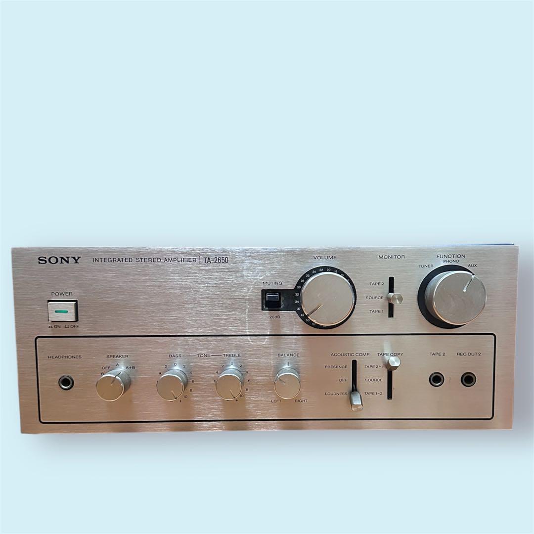 SONY TA-2650 AMPLIFIER プリメイアンプ 動作確認済み