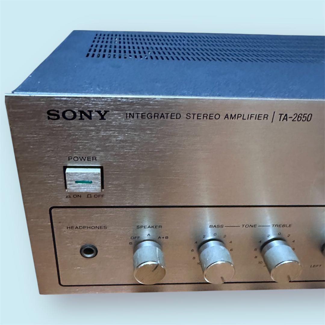 SONY TA-2650 AMPLIFIER プリメイアンプ 動作確認済み
