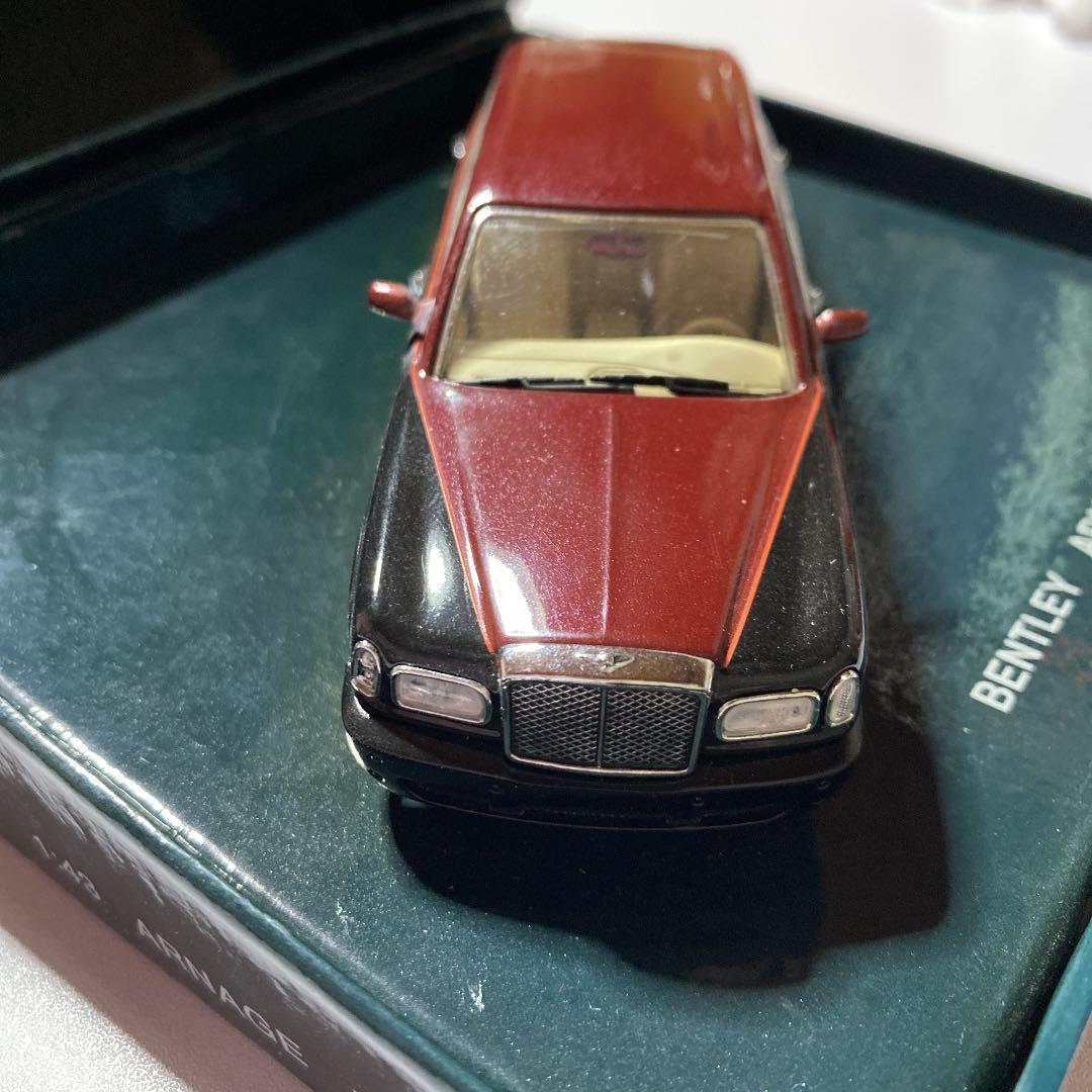 ベントレー　1/43  ブラック/ダークレッド