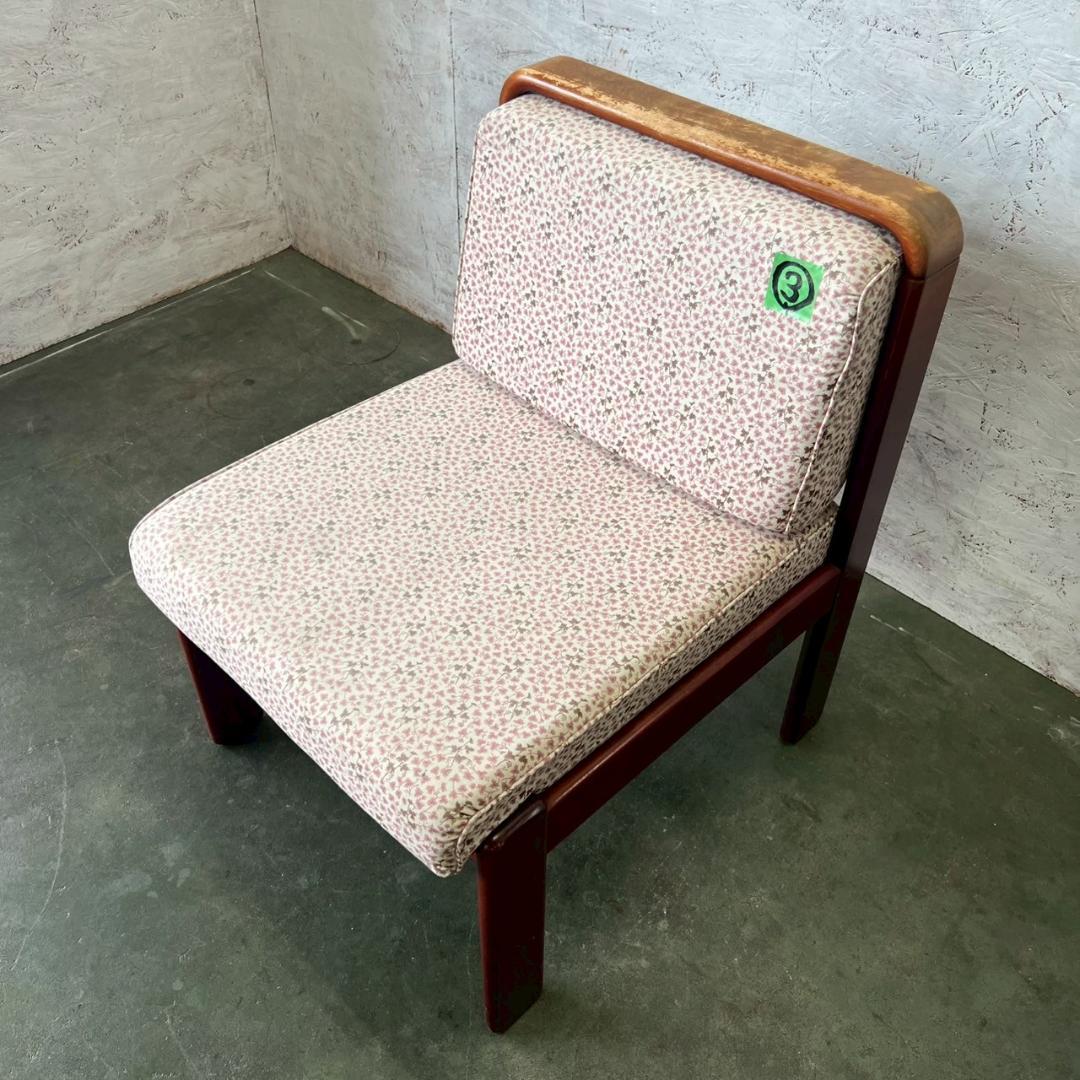 カリモク 1人掛けソファ ダイニングチェア ヴィンテージ家具 ③ Y1956