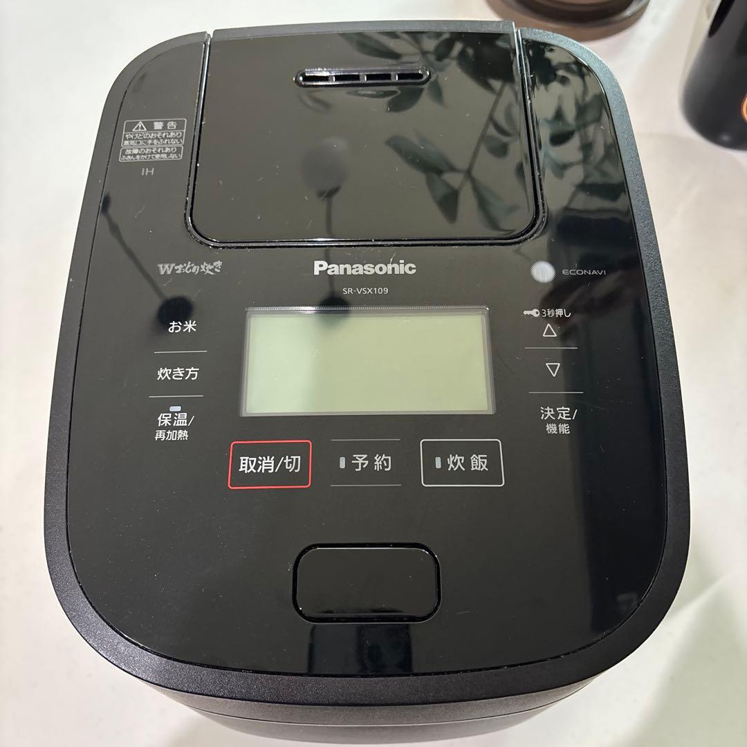 Panasonic SR-VX109炊飯器 5合　W踊り炊き