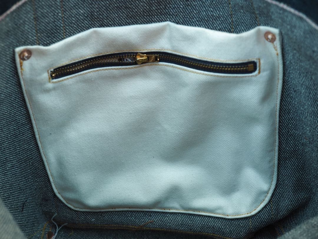 TOKKYU DENIM デニムトートバッグ、RRLトートバッグ、ハンドメイド