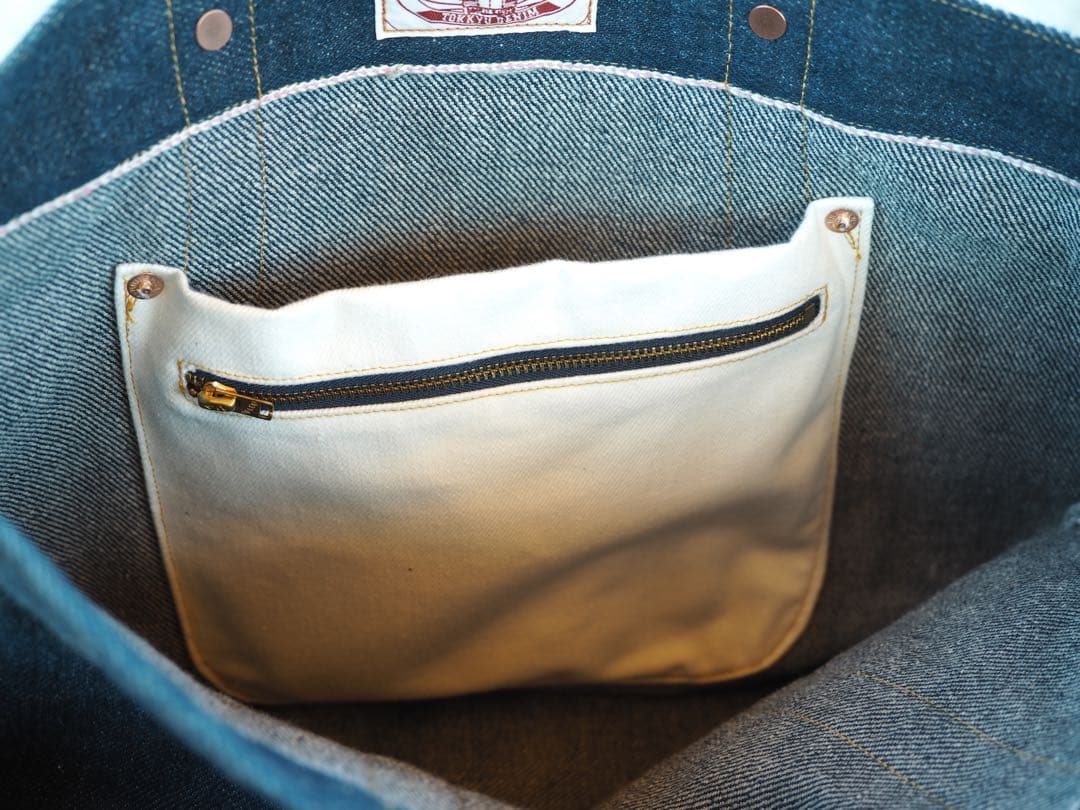 TOKKYU DENIM デニムトートバッグ、RRLトートバッグ、ハンドメイド