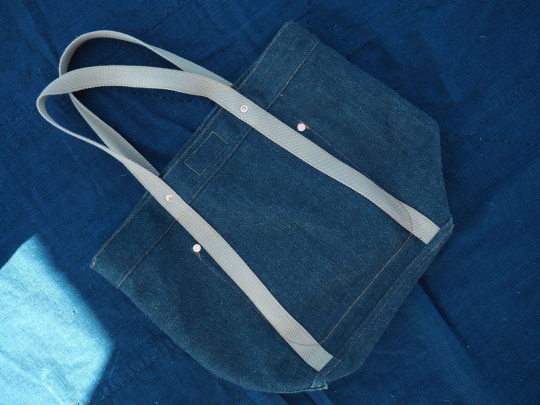 TOKKYU DENIM デニムトートバッグ、RRLトートバッグ、ハンドメイド