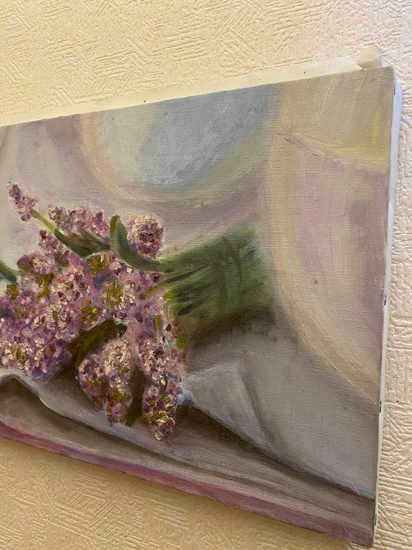 油彩画【lavender】一点もの　F4