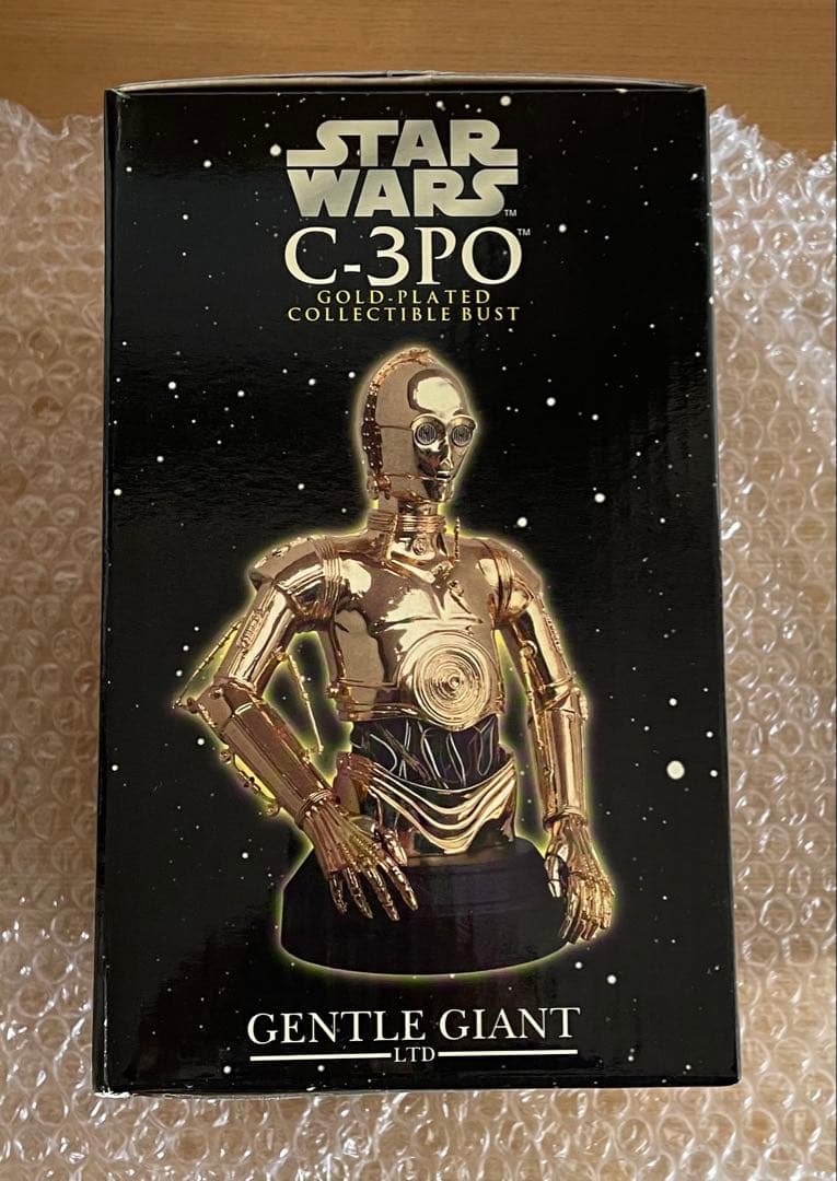 【限定・未開封】スターウォーズ C-3PO ゴールドプレート バスト
