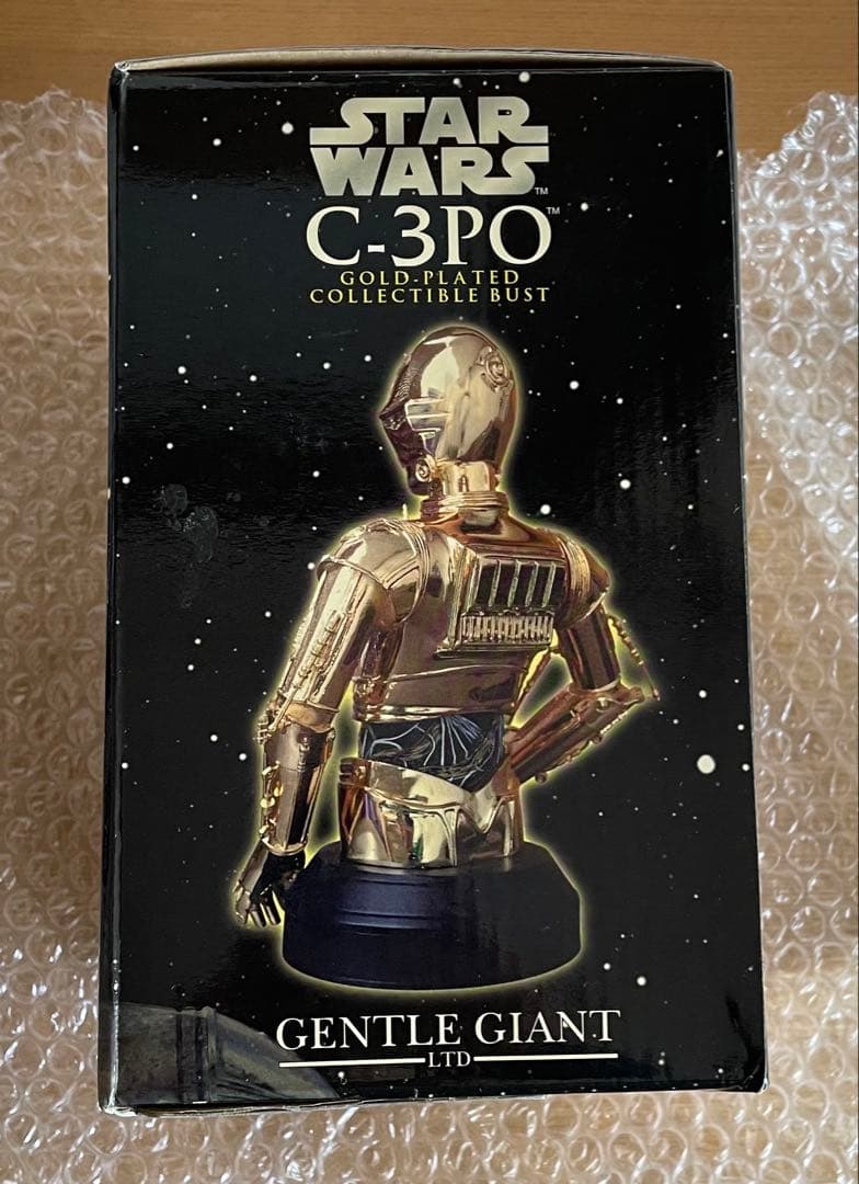 【限定・未開封】スターウォーズ C-3PO ゴールドプレート バスト