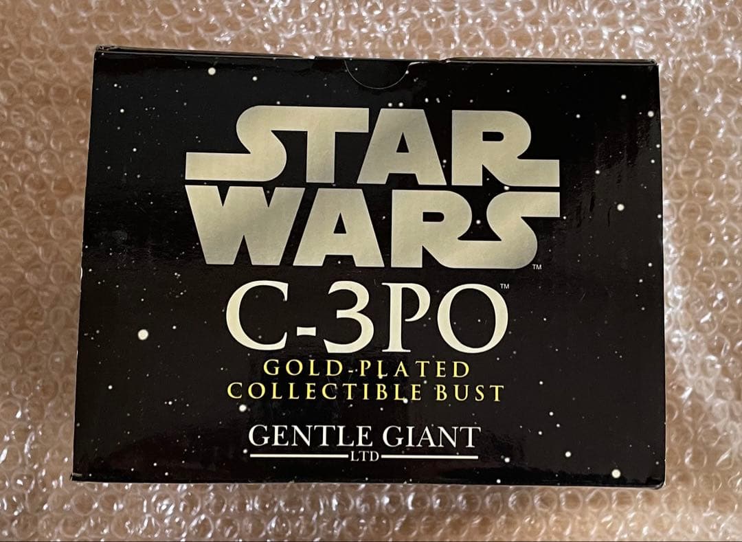 【限定・未開封】スターウォーズ C-3PO ゴールドプレート バスト