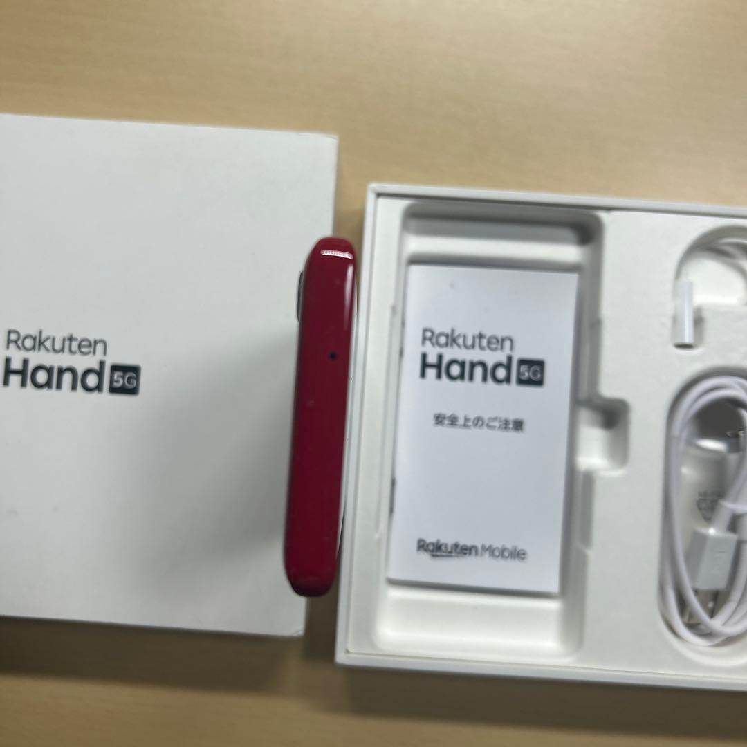 Rakuten hand 5G P780 128GB 割れなし　クリムゾンレッド