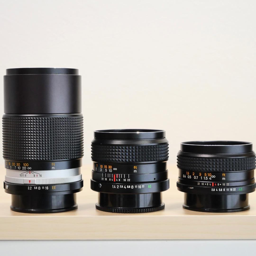 HEXANON AR（135mm 50mm 24mm）レンズ3種セット