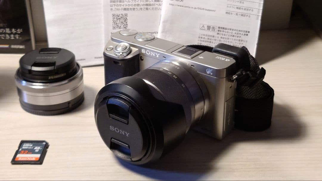 【美品】SONY α6000　レンズセット　ミラーレス　標準　望遠　単焦点
