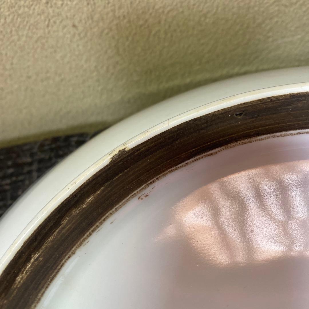 中国美術　古玩　粉彩草花文大皿