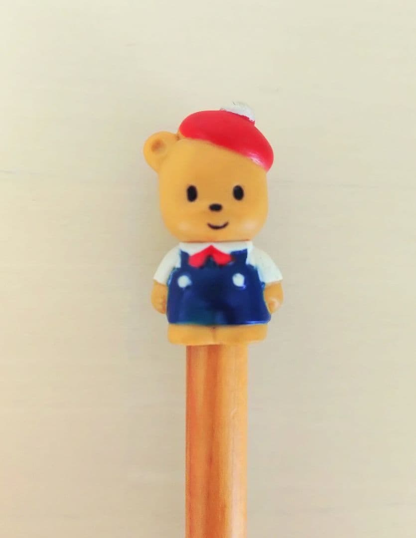 昭和レトロ　サンリオ　リトルワンダーストーリー　マスコット付き鉛筆　1987年