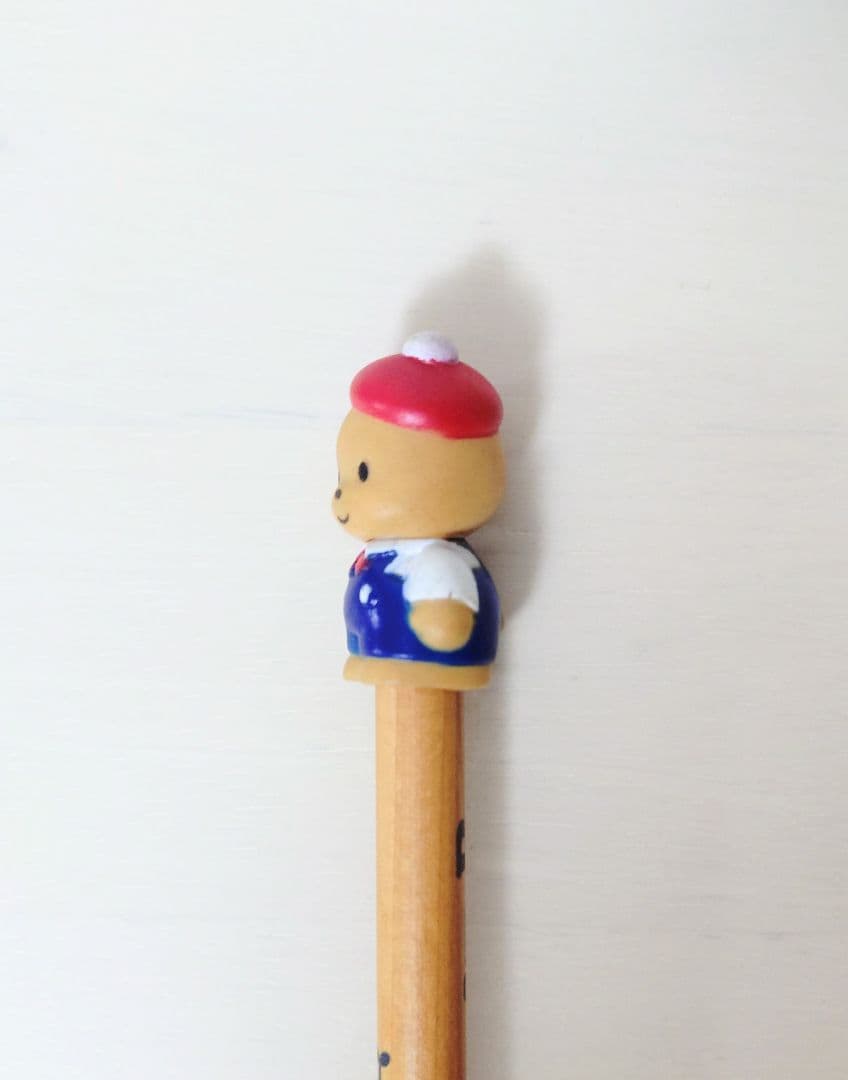 昭和レトロ　サンリオ　リトルワンダーストーリー　マスコット付き鉛筆　1987年