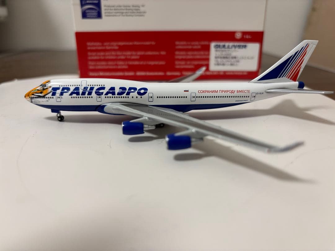 トランスアエロ航空　B747-400 herpa 1/500