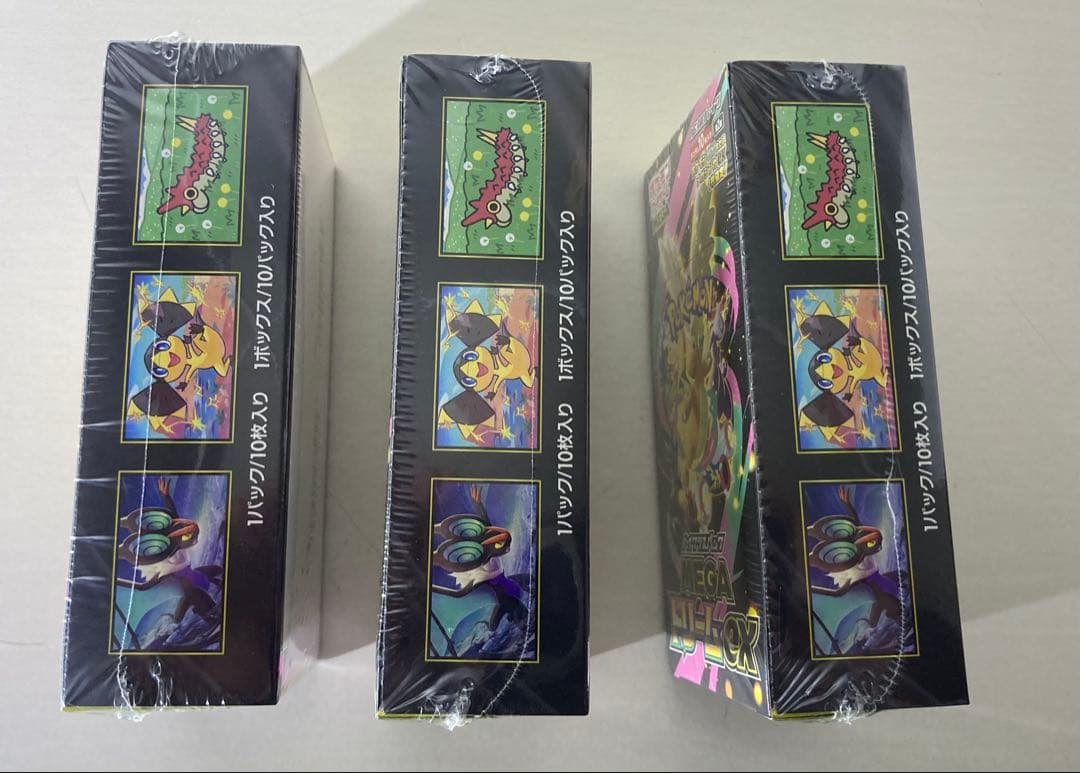 ポケモンカードゲーム MEGAドリームex シュリンク付き 3box