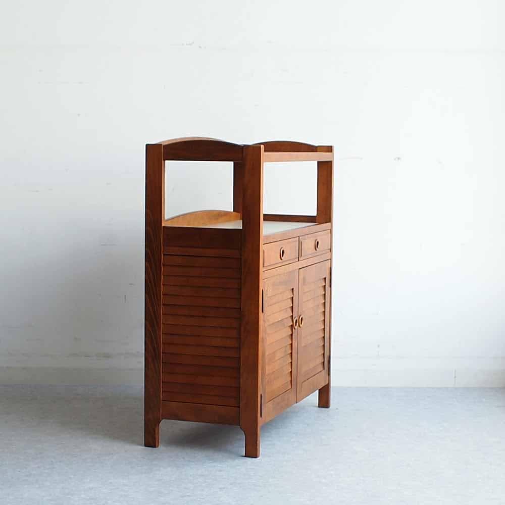 オールドカリモク ルーバー扉 キャビネット ZR24481