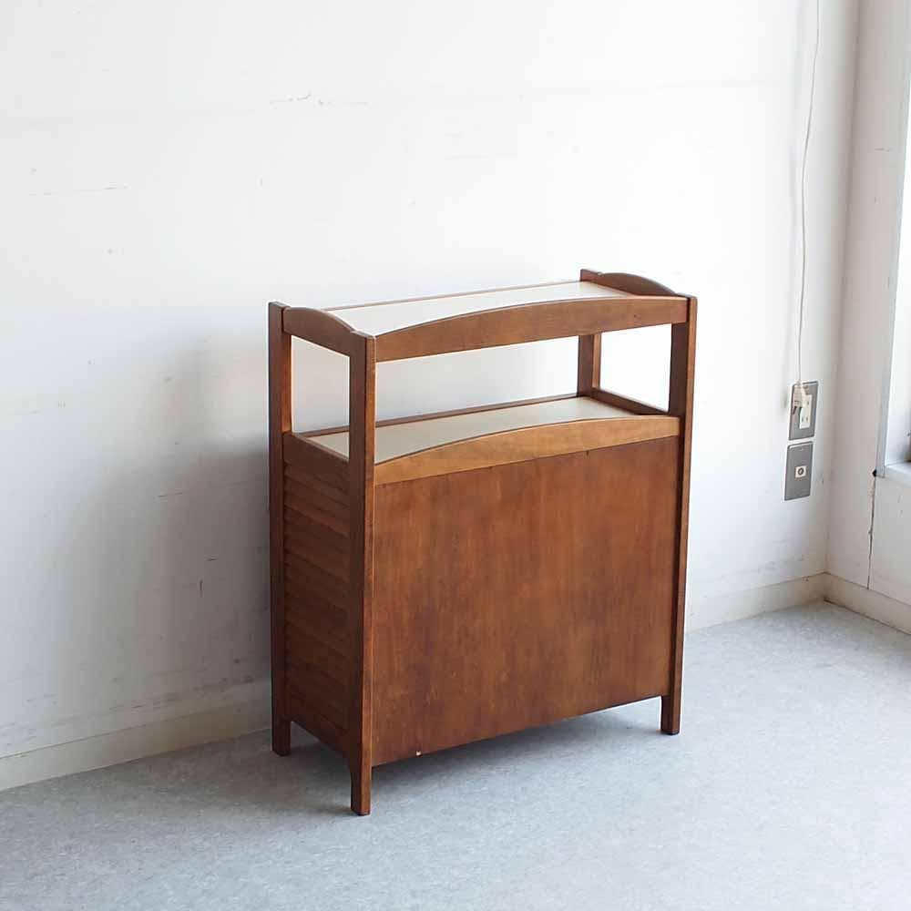 オールドカリモク ルーバー扉 キャビネット ZR24481