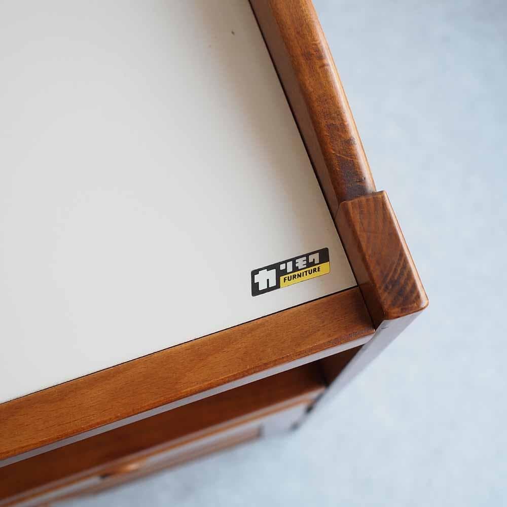 オールドカリモク ルーバー扉 キャビネット ZR24481