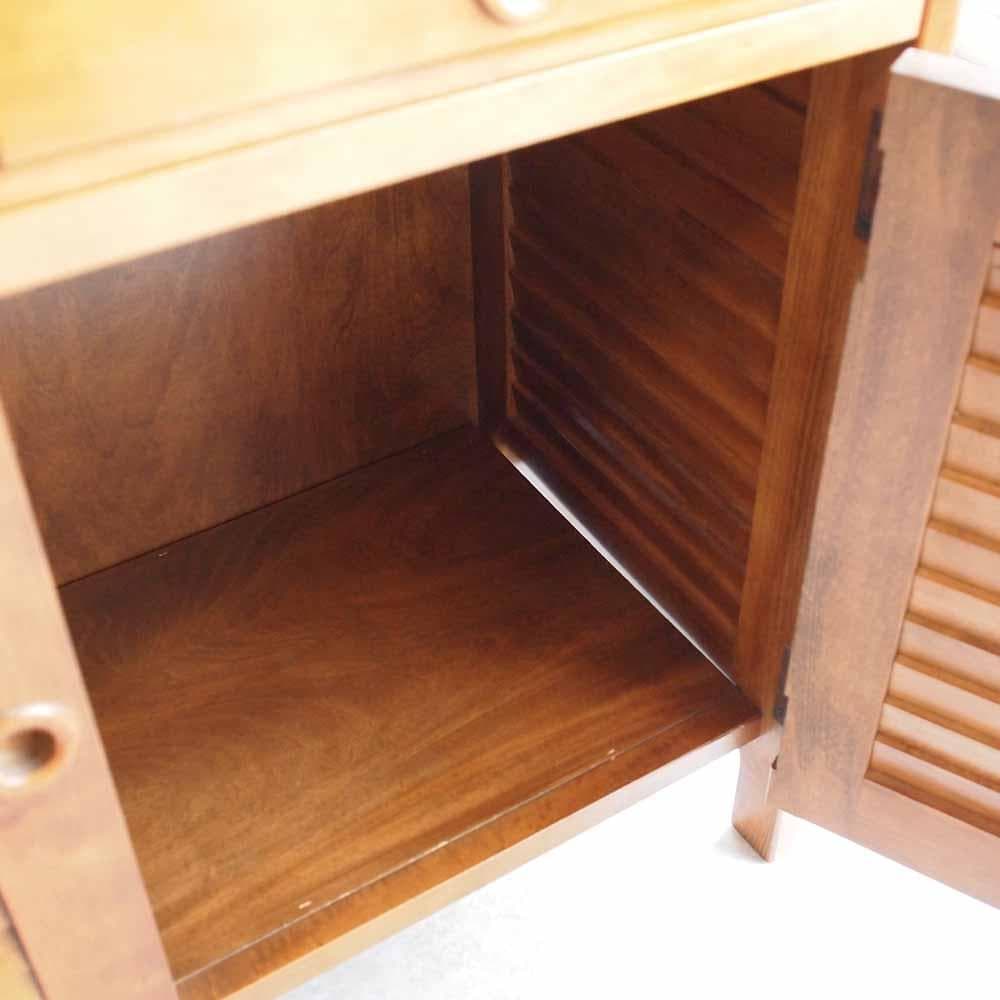 オールドカリモク ルーバー扉 キャビネット ZR24481