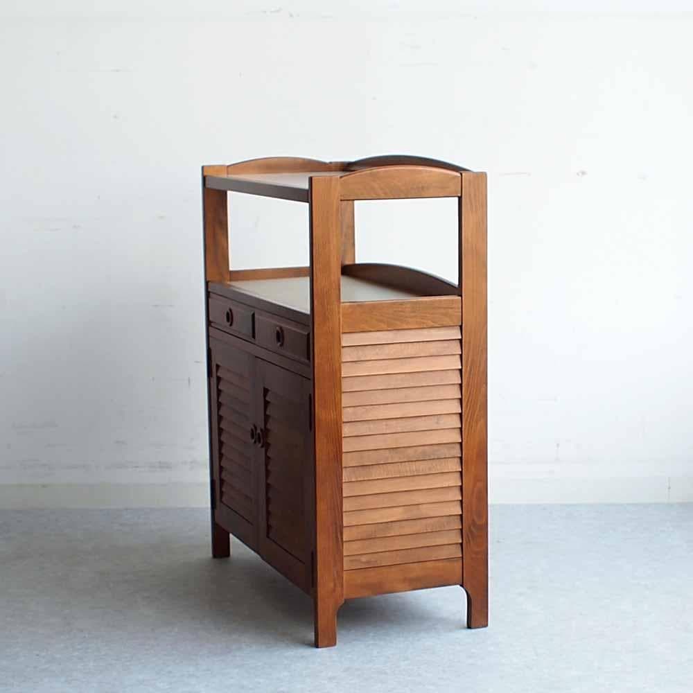 オールドカリモク ルーバー扉 キャビネット ZR24481