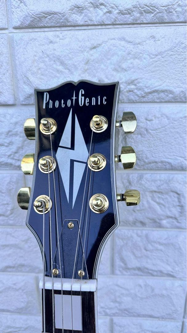 Photogenic フォトジェニック エレキギター LPカスタムタイプブラック