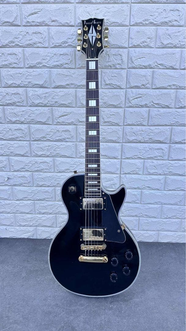 Photogenic フォトジェニック エレキギター LPカスタムタイプブラック