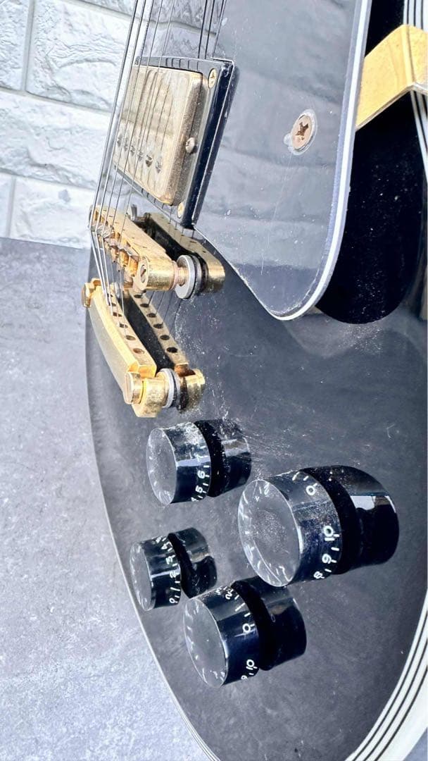 Photogenic フォトジェニック エレキギター LPカスタムタイプブラック