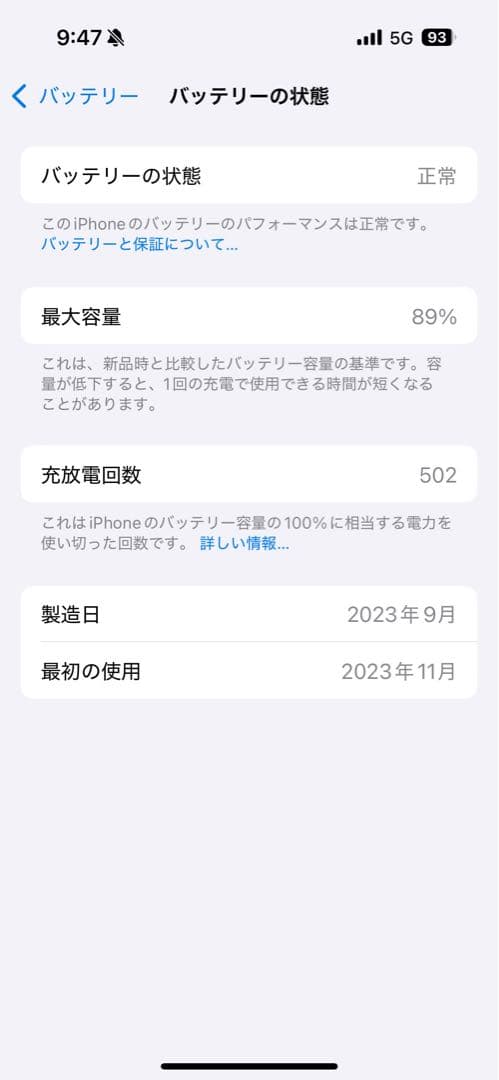 スマートフォン本体 iPhone15 Pro 128GB