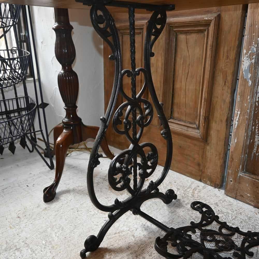 IFU-421 英国アンティーク ミシン台 デスク 勉強机 パソコン台