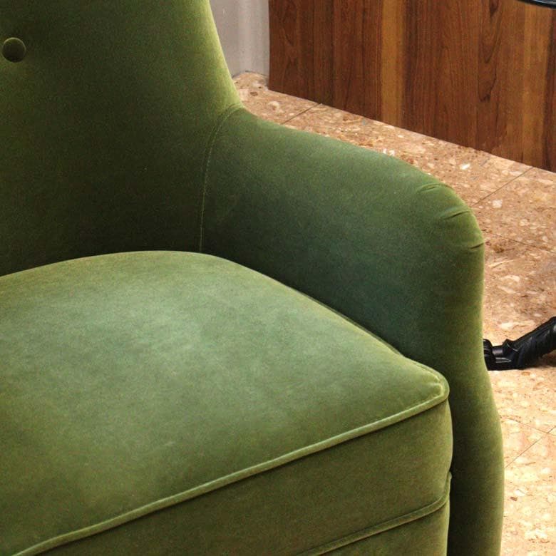 ジェニファーテイラー 1Pソファー グリーン LaRosa ソファ 一人がけ