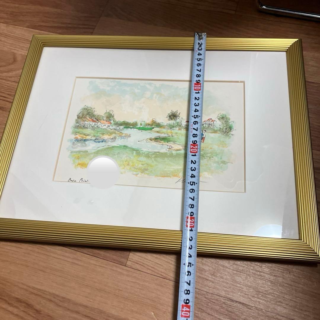 URBAN HUCHET リトグラフ　Boca point